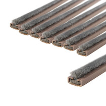 10 x 4mm Brown Double Door Fire & Smoke Seal Pack