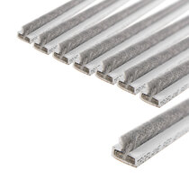 10 x 4mm White Double Door Fire & Smoke Seal Pack