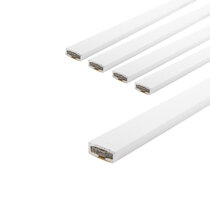 10 x 4mm White Single Door Fire Seal Pack