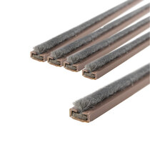 10 x 4mm Brown Single Door Fire & Smoke Seal Pack