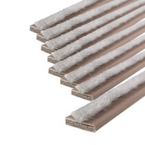 20 x 4mm Brown Double Door Fire & Smoke Seal Pack