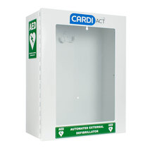 Suitable for all HeartSine Samaritan PAD models, the AED remains visible for regular checks