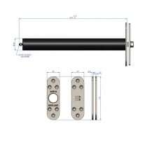 Dimensions for the Astra 3000 (Rounded Plate)