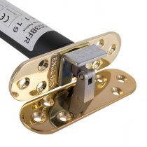 Astra 3003 Concealed Door Closer - Rounded in Brass