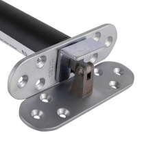 Astra 3003 Concealed Door Closer - Rounded in Satin Chrome