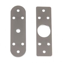 Guide plates help ensure level fitting and proper screw positioning