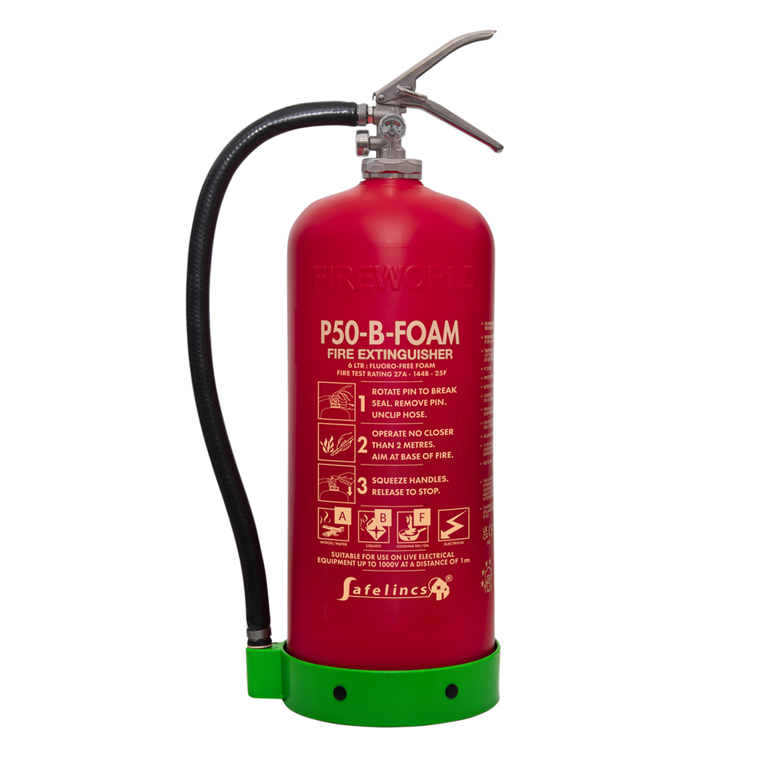 P50 FluorineFree BFoam ServiceFree Fire Extinguisher £193.79 inc VAT