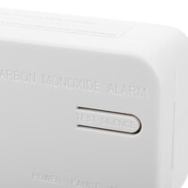 Combined test and reset / silence button for easy maintenance