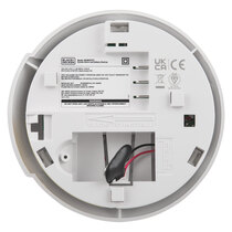 Dedicated slot for the 9V battery backup (included)