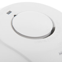 Loud 85dB sounder with combined test / hush button