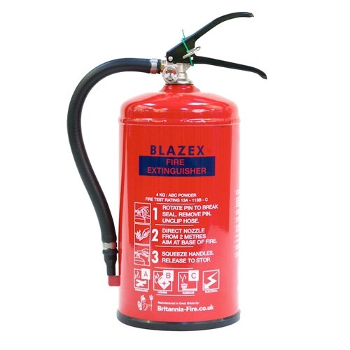 4kg Powder Fire Extinguisher - Britannia