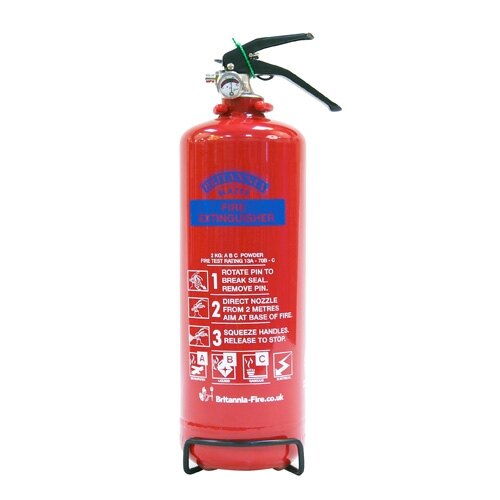 2kg Powder Fire Extinguisher - Britannia