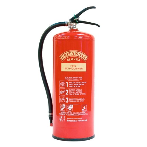 9ltr Foam Fire Extinguisher - Britannia