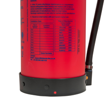 Annual self-inspection table printed on the back of the unit to help ensure compliance