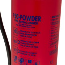 Extinguisher Rating: 55A, 233B and C - far surpasses standard 9kg powder
