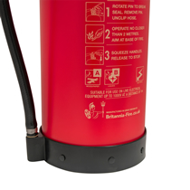 Over 2kg lighter than a standard 9ltr foam extinguisher