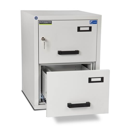 Burton Ff200mk Ii Fireproof Filing Cabinet 2 Drawer