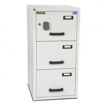The Burton FF300MK/II Filing Cabinet has 3 drawers suitable for A4 and Foolscap documents