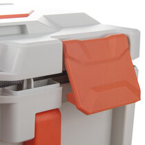 Two sturdy securing latches to keep the box closed