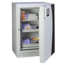 The DataGuard 120 safe is fitted with a key lock as standard