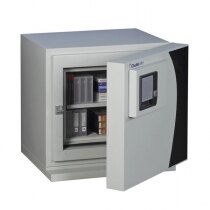 The DataGuard 25 safe is fitted with a key lock as standard