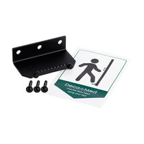 Includes fixings pack (3 flange head wood screws) and instructional door sticker