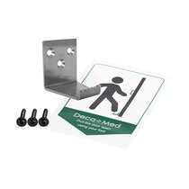 Includes fixings pack (3 flange head wood screws) and instructional door sticker