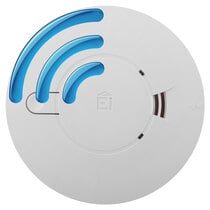 Mains 230V Optical Smoke Alarm with Alkaline Back-up Battery - Ei146eRF