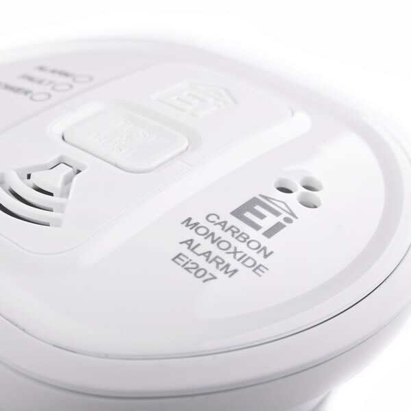 7 Year Life Led Carbon Monoxide Alarm, Battery Powered Carbon Monoxide Alarm Ei207 208 Series
