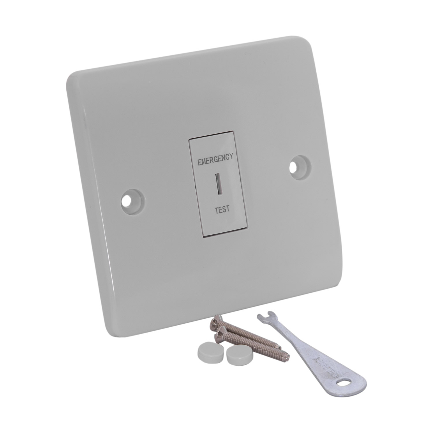 Emergency Lighting Key Switch - Front Plate and Key