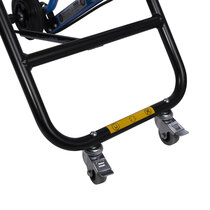Upgraded kickstand with re-positioned wheels, distributes weight more evenly