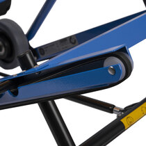 Specially designed friction belts ensure the chair does not slip or accelerate too quickly