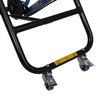 Upgraded kickstand with re-positioned wheels, distributes weight more evenly