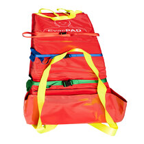 Colour coded soft touch securing straps