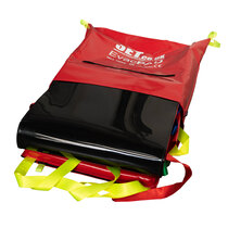 Hi Vis, soft touch yellow pulling straps for up to 4 operatives