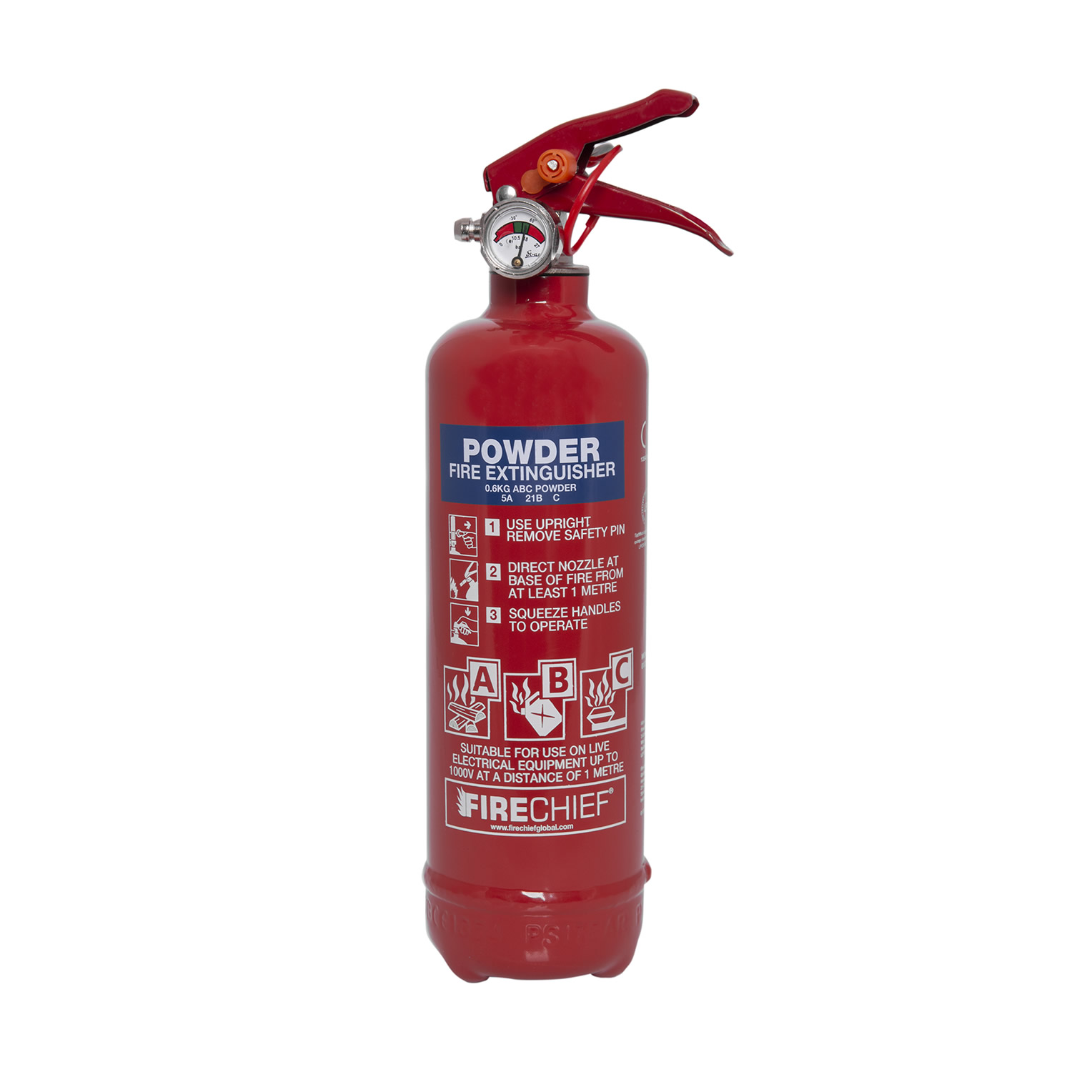 600g Powder Fire Extinguishers - Firechief