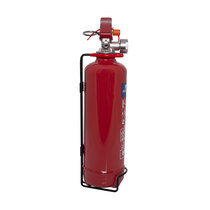 Both extinguishers are supplied with a wire bracket for mounting