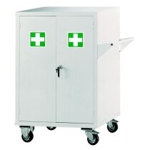 Mobile First Aid Storage Cabinet - Size 2
