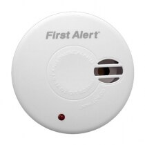 9V Ionisation Smoke Alarm with Test and Hush Button - First Alert SA300UK