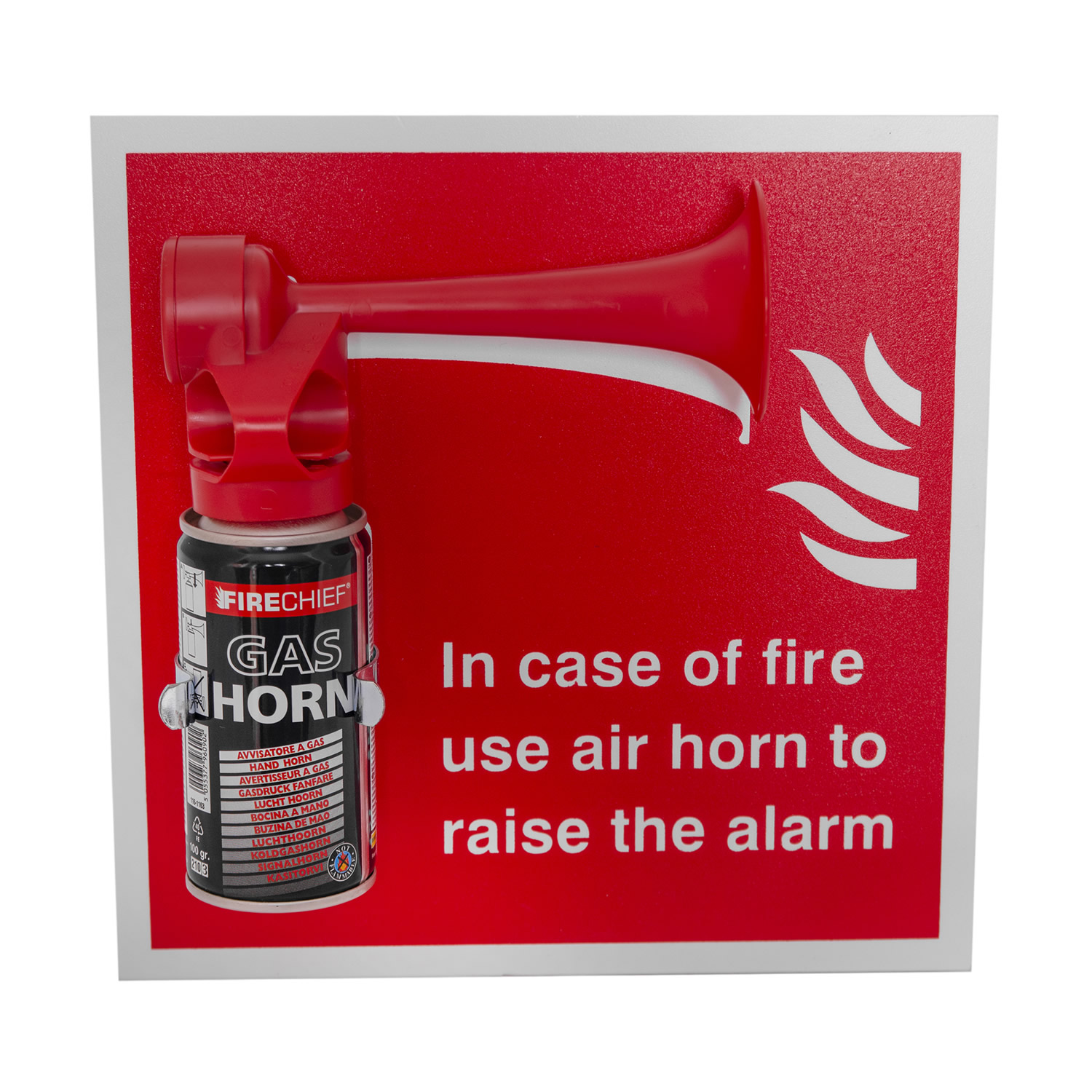 Emergency Air Horn with Sign and Bracket - £23.99 inc VAT