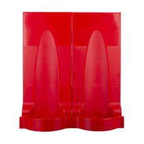 Universal Modular Fire Extinguisher Stand - Double (Red)