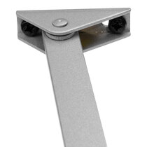 Universal fittings for mounting to the push and pull side of the door