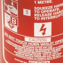 CO2 extinguishers are suitable for use on class B and electrical equipment fires