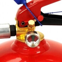 The Gloria 3ltr foam fire extinguisher has an easy to read pressure gauge