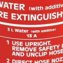 3ltr Water Fire <br />Extinguisher