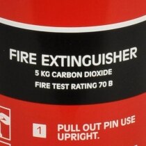 The Gloria C5G has a 70B fire extinguisher rating