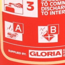 The Gloria 9ltr foam fire extinguisher is Kitemarked and MED approved