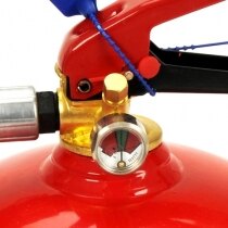 The Gloria 9ltr foam fire extinguisher has an easy to read pressure gauge