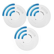 Hispec Longlife Radio-Interlink 2 Smoke & 1 Heat Alarm Kit