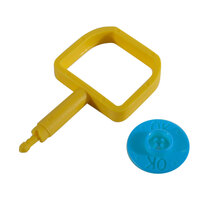 Chubb-Type Pin & OK Indicator - Blue